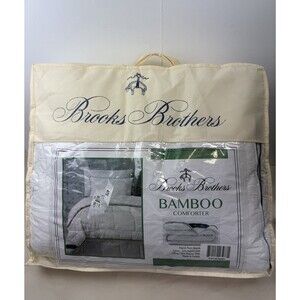 Brooks Brothers Queen Bamboo Comforter